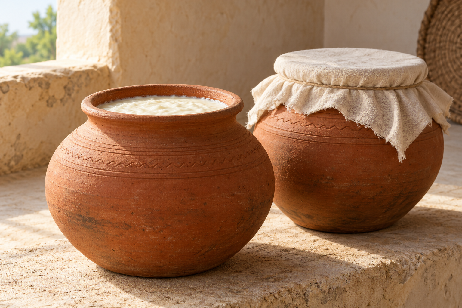 Earthen pots
