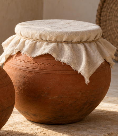 Earthen pots